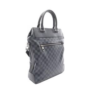 Louis Vuitton Greenwich Tote Bag Leather Cobalt Blue Black Blue